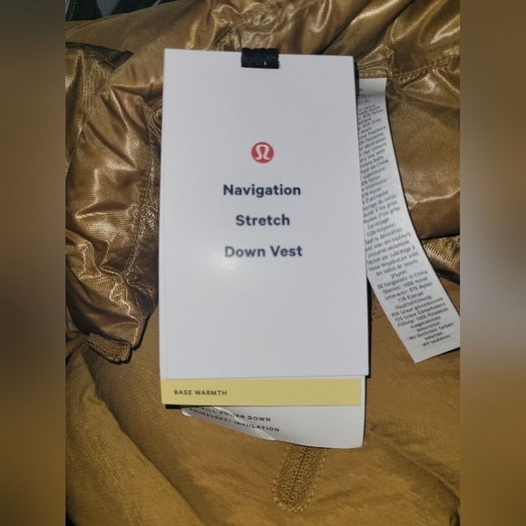 Lululemon Navigation Stretch Down Vest Spiced Bronze Size 2. - Picture 7 of 16